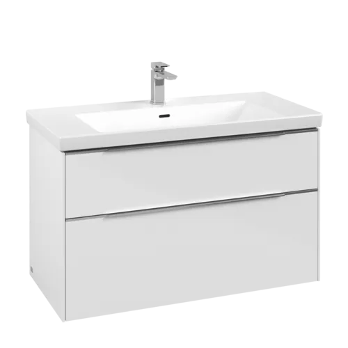 Picture of VILLEROY BOCH Subway 3.0 Vanity unit, 2 pull-out compartments, 973 x 576 x 478 mm, Brilliant White #C57000VE