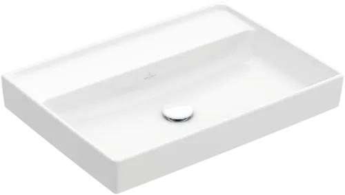 VILLEROY BOCH Collaro Washbasin, 650 x 470 x 160 mm, White Alpin, without overflow #4A336801 resmi