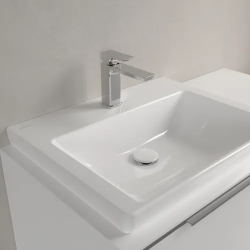 Bild von VILLEROY BOCH Subway 3.0 Waschbecken, 600 x 470 x 165 mm, Weiß Alpin, ohne Überlauf, Unterseite geschliffen #4A706L01