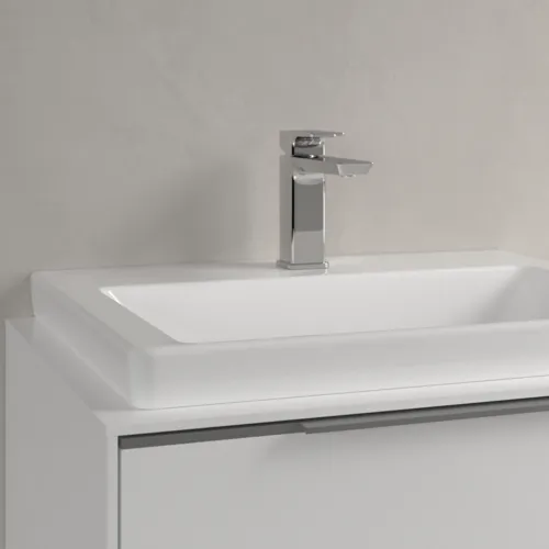 Bild von VILLEROY BOCH Subway 3.0 Waschbecken, 600 x 470 x 165 mm, Weiß Alpin, ohne Überlauf, Unterseite geschliffen #4A706L01