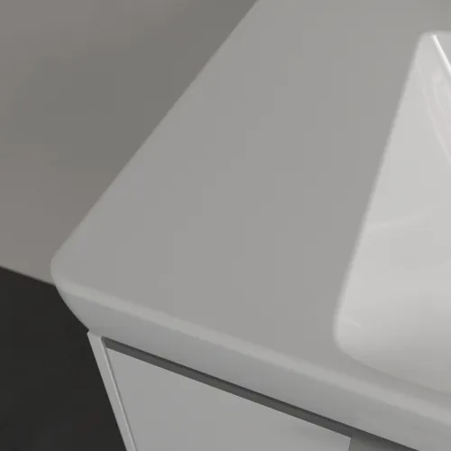 Bild von VILLEROY BOCH Subway 3.0 Schrankwaschtisch, 1300 x 475 x 170 mm, Weiß Alpin CeramicPlus, mit Überlauf #4A70D4R1