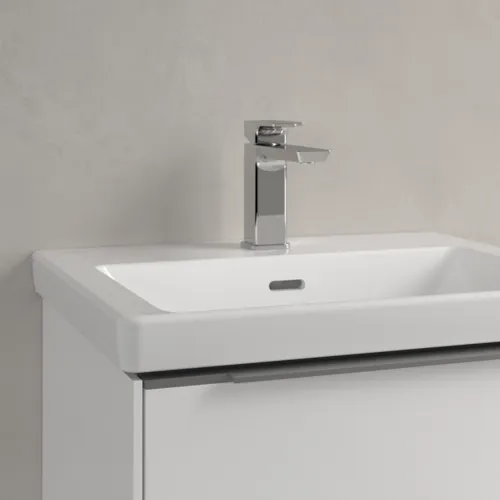 Bild von VILLEROY BOCH Subway 3.0 Waschbecken, 550 x 440 x 165 mm, Weiß Alpin CeramicPlus, mit Überlauf #4A70F4R1