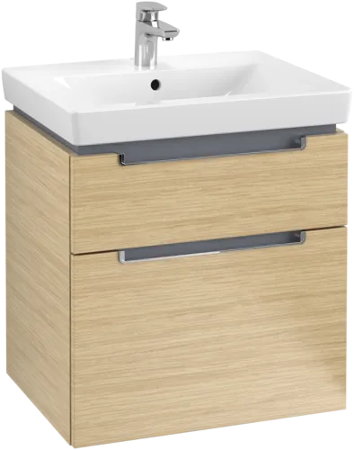 Picture of VILLEROY BOCH Subway 2.0 Vanity unit, 2 pull-out compartments, 587 x 590 x 454 mm, Nordic Oak #A90910VJ