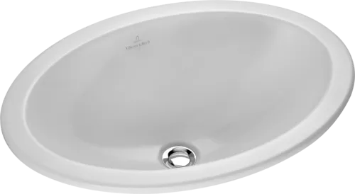 Picture of VILLEROY BOCH Loop & Friends Built-in washbasin, 660 x 470 x 230 mm, White Alpin CeramicPlus, with overflow, unground #615530R1
