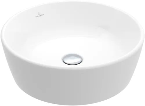 Зображення з  VILLEROY BOCH Architectura Surface-mounted washbasin, 450 x 450 x 155 mm, White Alpin, without overflow #5A254601
