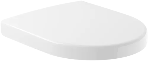 Зображення з  VILLEROY BOCH Subway 2.0 Toilet seat and cover Compact, with automatic lowering mechanism (SoftClosing), with removable seat (QuickRelease), White Alpin #9M69S101