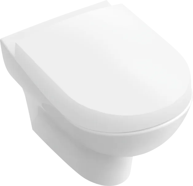 Picture of VILLEROY BOCH My Nature Toilet seat and cover, with automatic lowering mechanism (SoftClosing), with removable seat (QuickRelease), White Alpin #9M33S1R1
