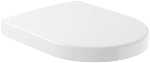 Picture of VILLEROY BOCH Subway 2.0 Toilet seat and cover, with automatic lowering mechanism (SoftClosing), with removable seat (QuickRelease), White Alpin #9M68S101