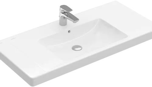Bild von VILLEROY BOCH Subway 2.0 Schrankwaschtisch, 800 x 475 x 175 mm, Weiß Alpin CeramicPlus, mit Überlauf #717580R1