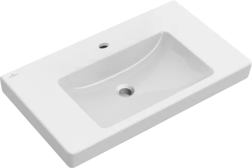 Picture of VILLEROY BOCH Subway 2.0 Vanity washbasin, 800 x 475 x 175 mm, White Alpin, with overflow #71758001