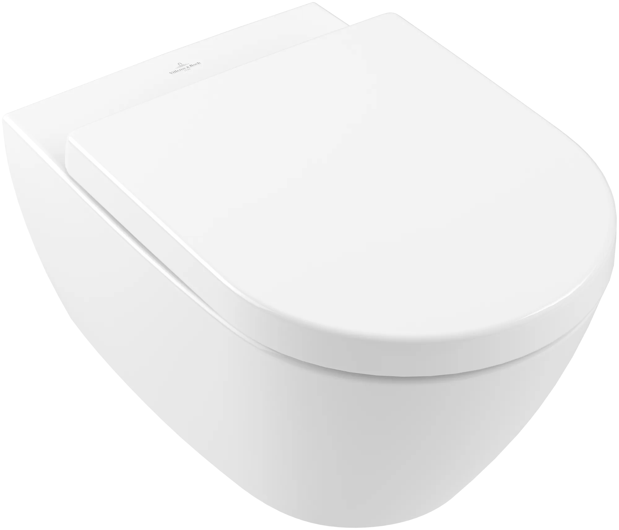 Зображення з  VILLEROY BOCH Subway 2.0 Washdown toilet, rimless, wall-mounted, White Alpin CeramicPlus #5614R0R1