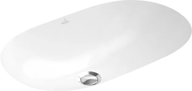 Picture of VILLEROY BOCH O.novo Undercounter washbasin, 530 x 320 x 200 mm, White Alpin, with overflow #41625001