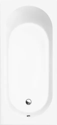 Bild von VILLEROY BOCH O.novo rechteckige Badewanne, 1600 x 700 mm, Weiß Alpin #UBA160CAS2V-01