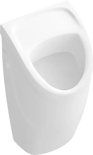 Bild von VILLEROY BOCH O.novo Absaug-Urinal Compact, ohne Deckel, mit Zielobjekt, Zulauf verdeckt, 290 x 245 mm, Weiß Alpin #75570501