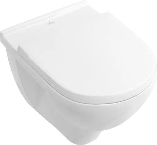 Bild von VILLEROY BOCH O.novo Tiefspül-WC spülrandlos, wandhängend, mit AntiBac, Weiß Alpin AntiBac CeramicPlus #5660R0T2