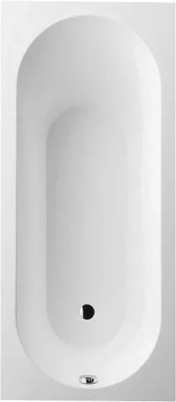 εικόνα του VILLEROY BOCH Oberon Rectangular bath, 1600 x 750 mm, White Alpin #UBQ160OBE2V-01