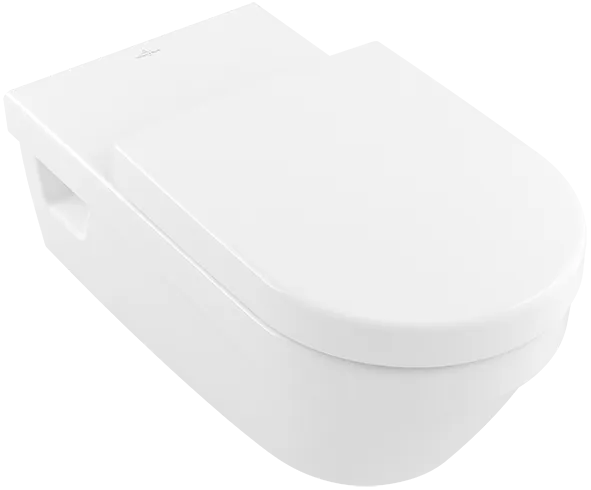 Picture of VILLEROY BOCH ViCare Toilet seat and cover ViCare, with automatic lowering mechanism (SoftClosing), with removable seat (QuickRelease), White Alpin #9M51B101