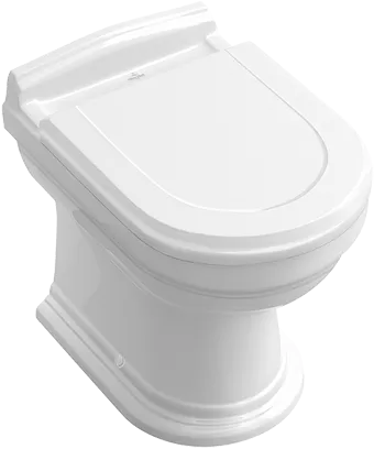 Picture of VILLEROY BOCH Hommage Washdown toilet, Pergamon CeramicPlus #666310R3