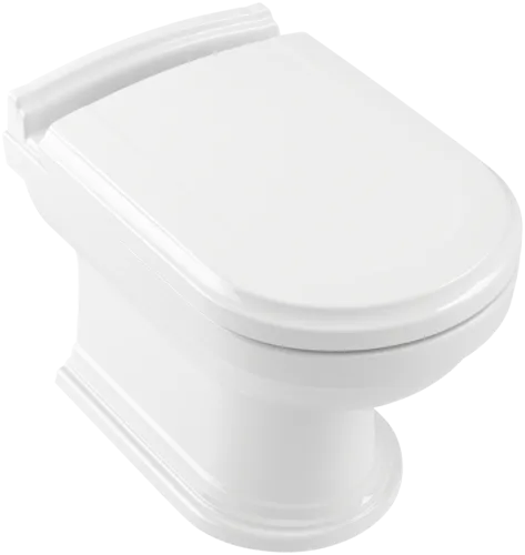 Bild von VILLEROY BOCH Hommage Tiefspül-WC, Weiß Alpin CeramicPlus #666310R1