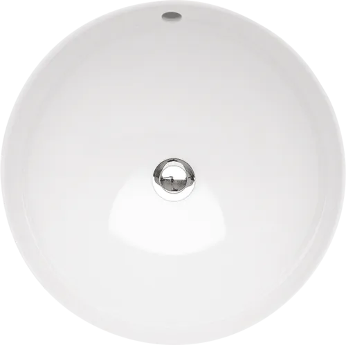 Picture of VILLEROY BOCH Loop & Friends Undercounter washbasin, 380 x 380 x 210 mm, White Alpin, with overflow #61803801