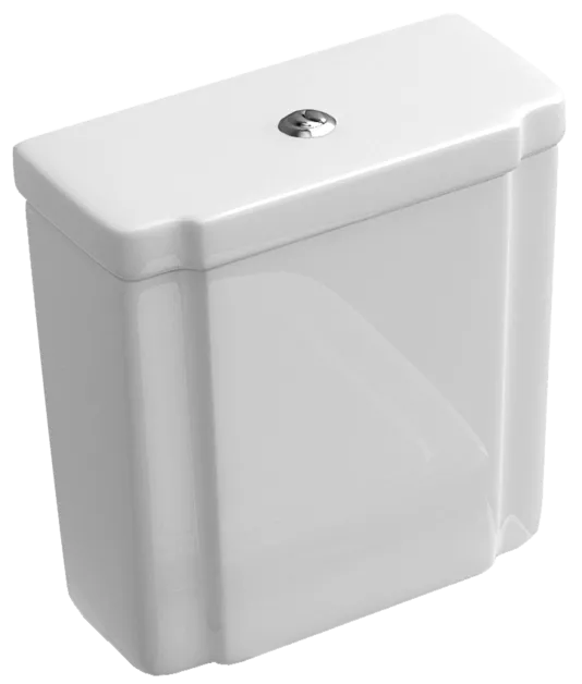 Зображення з  VILLEROY BOCH Hommage Cistern, water inlet from the sides or rear, White Alpin CeramicPlus #772116R1