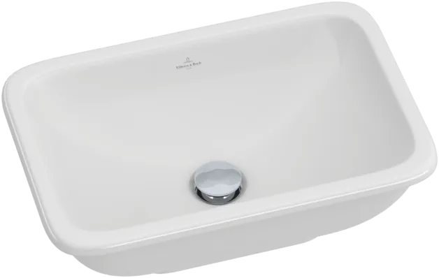 VILLEROY BOCH Loop & Friends Built-in washbasin, 510 x 340 x 185 mm, White Alpin, with overflow, unground #61451001 resmi