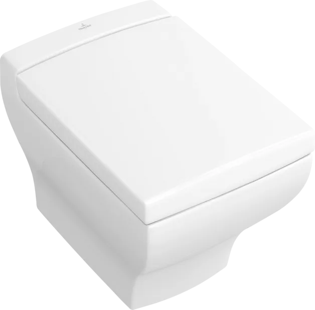 VILLEROY BOCH La Belle Toilet seat and cover, with automatic lowering mechanism (SoftClosing), with removable seat (QuickRelease), Star White #9M12S1R2 resmi
