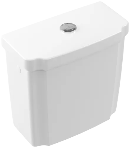 Obrázek VILLEROY BOCH Splachovací nádržka Hommage, přívod z boku nebo zezadu, White Alpine CeramicPlus #772111R1