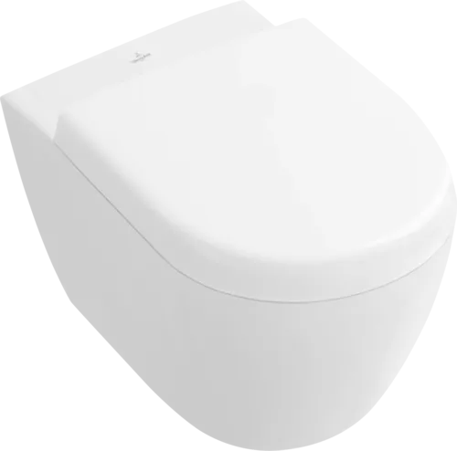 Bild von VILLEROY BOCH Subway 2.0 Tiefspül-WC Compact, wandhängend, Weiß Alpin CeramicPlus #560610R1