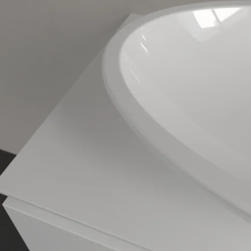 Bild von VILLEROY BOCH Loop & Friends Aufsatzwaschbecken, 630 x 430 x 120 mm, Weiß Alpin, mit Überlauf #51511001