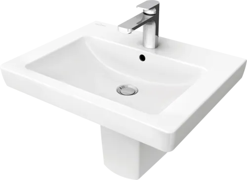Picture of VILLEROY BOCH Subway 2.0 Washbasin, 550 x 440 x 150 mm, White Alpin, with overflow #71135501