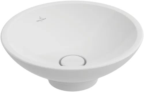VILLEROY BOCH Loop & Friends Surface-mounted washbasin, 430 x 430 x 120 mm, White Alpin, without overflow #51440101 resmi