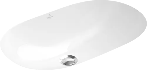 Obrázek VILLEROY BOCH O.novo podomítkové umyvadlo, 530 x 320 x 200 mm, bílá Alpine CeramicPlus, s přepadem #416250R1