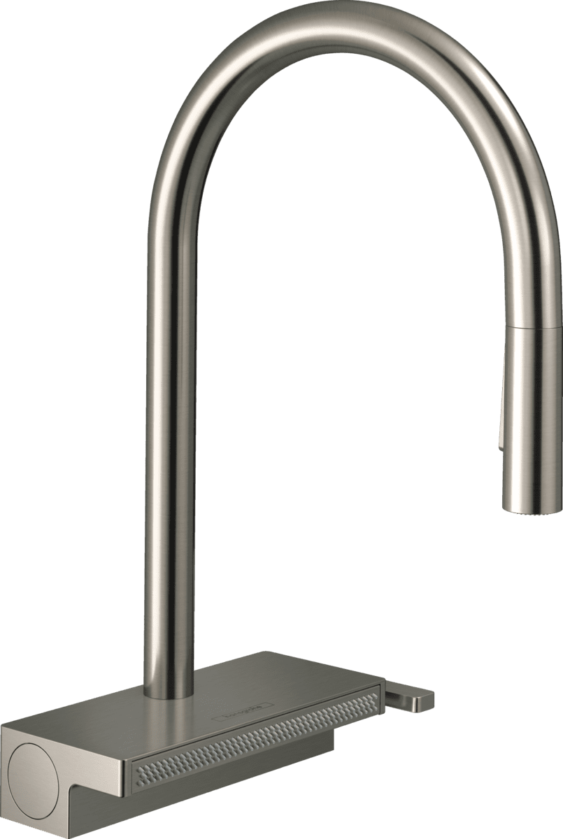 Bild von HANSGROHE Aquno Select M81 Einhebel-Küchenmischer 170, Ausziehbrause, 3jet #73837800 - Edelstahl Finish