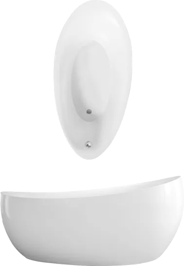 Зображення з  VILLEROY BOCH Aveo New Generation Free-standing bath, 1900 x 950 mm, White Alpin #UBQ194AVE9T1V-01