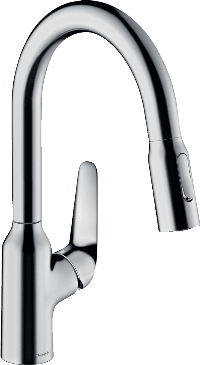 Picture of HANSGROHE Focus M42 Single lever kitchen mixer 180, pull-out spray, 2jet, sBox #71821000 - Chrome