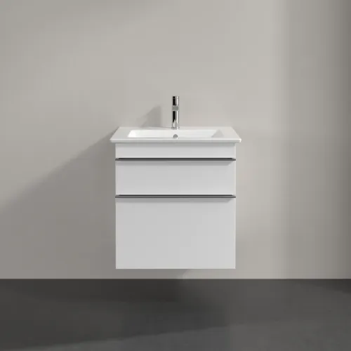 Bild von VILLEROY BOCH Venticello Waschbeckenunterschrank, 2 Auszüge, 553 x 590 x 502 mm, Glossy White / Glossy White #A92301DH