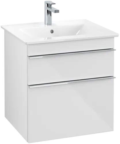 Bild von VILLEROY BOCH Venticello Waschbeckenunterschrank, 2 Auszüge, 553 x 590 x 502 mm, Glossy White / Glossy White #A92301DH
