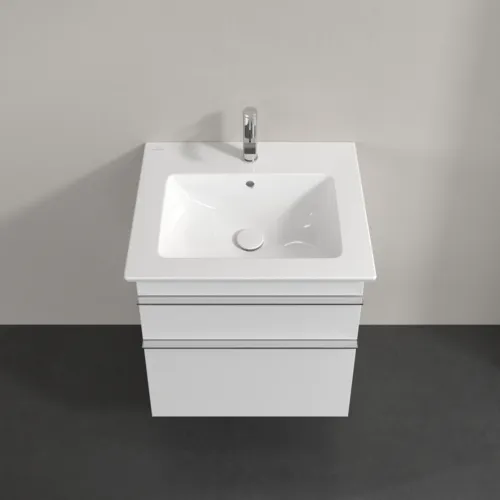 Bild von VILLEROY BOCH Venticello Waschbeckenunterschrank, 2 Auszüge, 553 x 590 x 502 mm, Glossy White / Glossy White #A92301DH