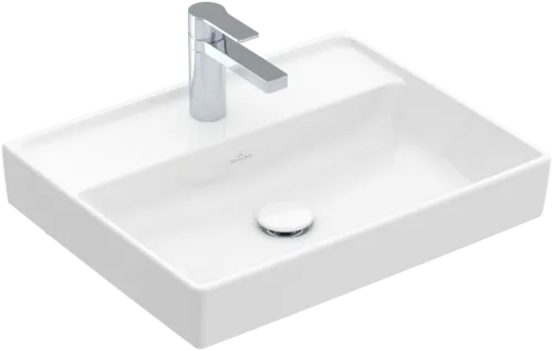 Picture of VILLEROY BOCH Collaro washbasin for furniture with 1 tap hole without overflow, underside unpolished 4A335601