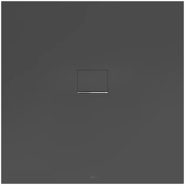 VILLEROY BOCH Squaro Infinity quadratische Duschwanne, 1200 x 1200 x 40 mm, Anthracite #UDQ1212SQI1V-1S