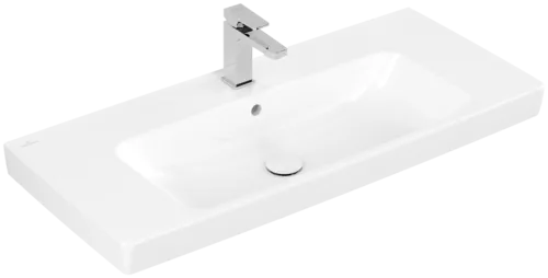 VILLEROY BOCH Architectura Washbasin, 1000 x 460 x 165 mm, White Alpin, with overflow #4A87A501 resmi