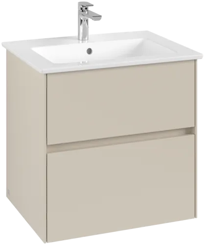 Obrázek VILLEROY BOCH Toaletní skříňka Collaro, 2 výsuvy, 611 x 610 x 480 mm, Cashmere Grey #C14300VN