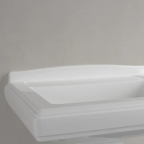 Bild von VILLEROY BOCH Hommage Waschbecken, 750 x 580 x 200 mm, Weiß Alpin CeramicPlus, mit Überlauf #7101A1R1