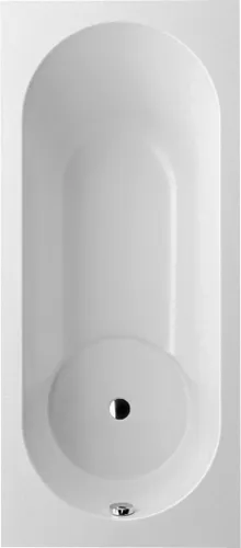 Bild von VILLEROY BOCH Libra rechteckige Badewanne, 1600 x 700 mm, Weiß Alpin #UBQ167LIB2V-01