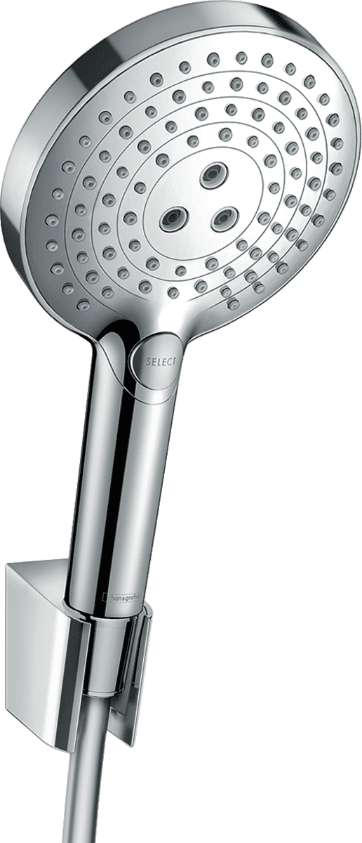 Bild von HANSGROHE Raindance Select S Brausehalterset 120 3jet mit Brauseschlauch 125 cm Chrom 26701000