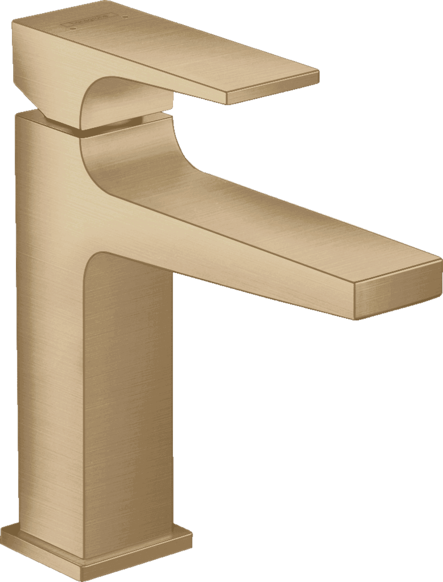 Bild von HANSGROHE Metropol Einhebel-Waschtischmischer 110 mit Hebelgriff und Push-Open Ablaufgarnitur Brushed Bronze 32507140