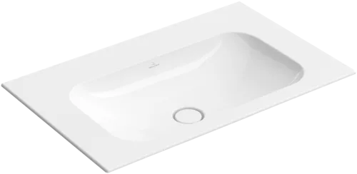 εικόνα του VILLEROY BOCH Finion Vanity washbasin, 800 x 500 x 160 mm, White Alpin CeramicPlus, without overflow, unground #416483R1