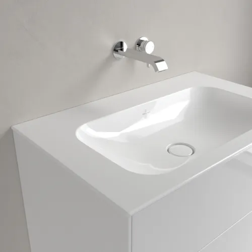 Bild von VILLEROY BOCH Finion Schrankwaschtisch, 800 x 500 x 160 mm, Weiß Alpin CeramicPlus, ohne Überlauf #416483R1
