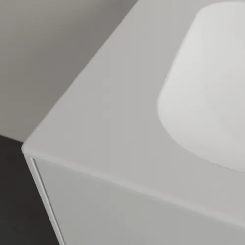 Bild von VILLEROY BOCH Finion Schrankwaschtisch, 1000 x 500 x 160 mm, Weiß Alpin CeramicPlus, mit verdecktem Überlauf #4164ABR1